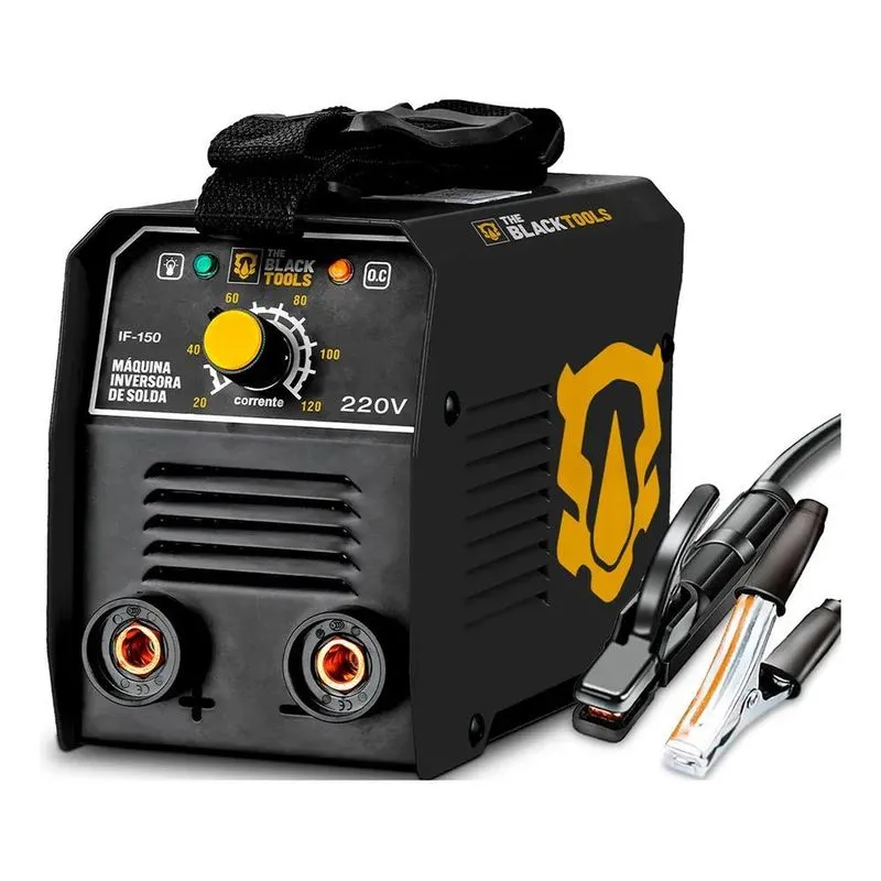 Máquina Solda Inversora Mma The Black Tools Preto 50/60hz Vo
