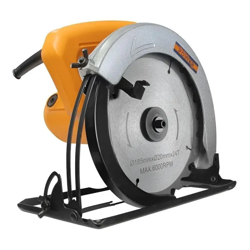Serra Circular Elétrica Pró Euro 185mm 1000w Frequência 60hz