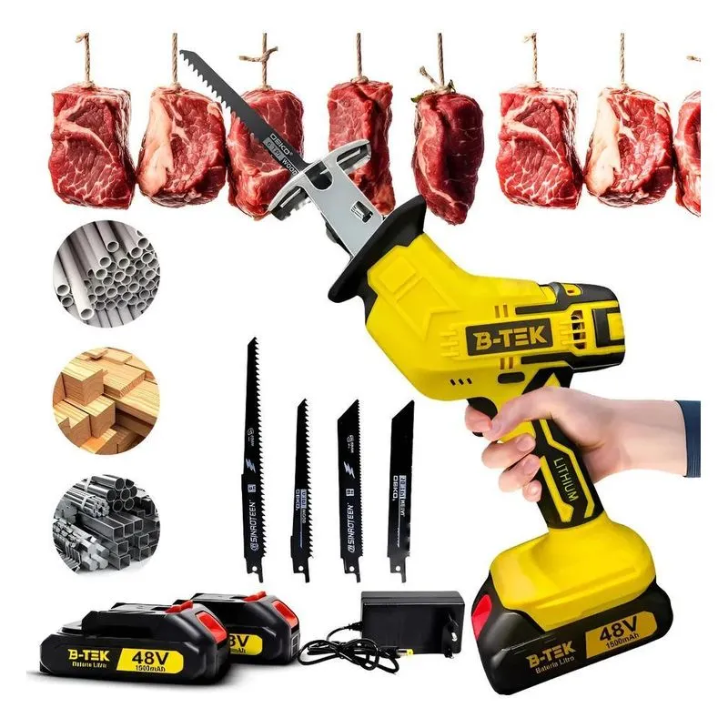 Serra Sabre Portátil Profissional Corte Carne Osso Elétrica