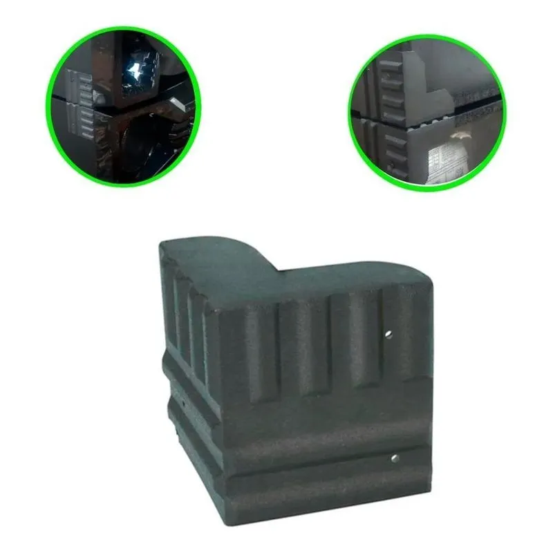 3x Kit 16 Canto Médio Cantoneira Quadrada Permak Caixa De So