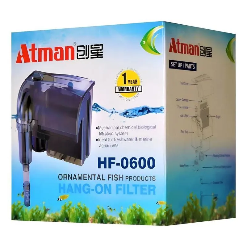 Filtro Externo Atman Hf-0600 500 Litros/hora Hf0600