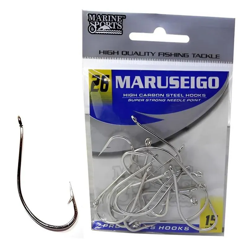 Cartela De Anzol Maruseigo Nickel N26 Marine Sports