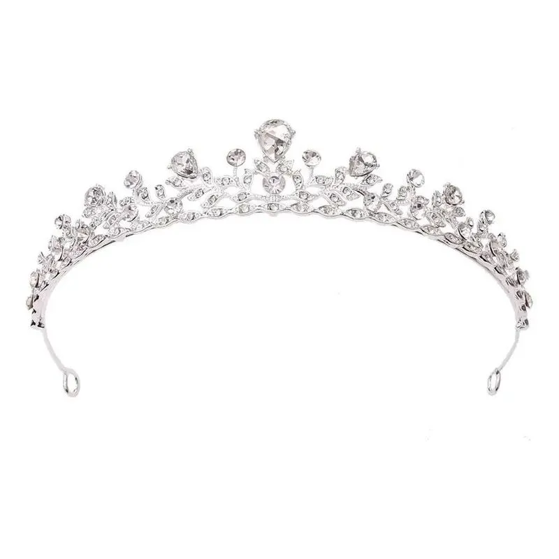 10x Coroa Tiara Strass Noiva Debutante Casamento Miss - Tia