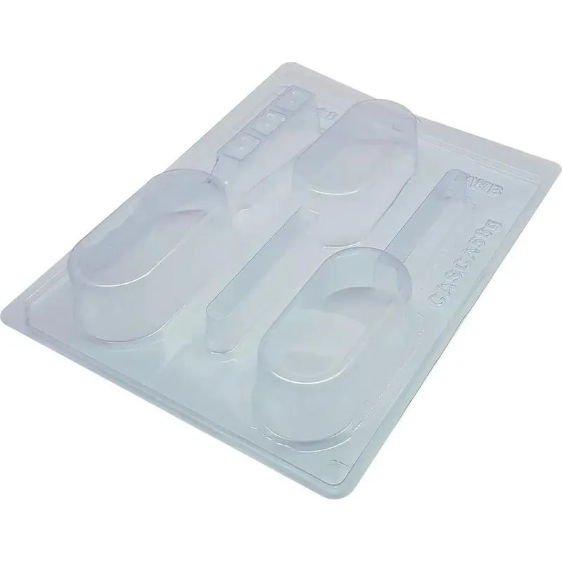 5x Forma Para Chocolate Bwb 3 Partes Paleta Gourmet Bwb Cod: