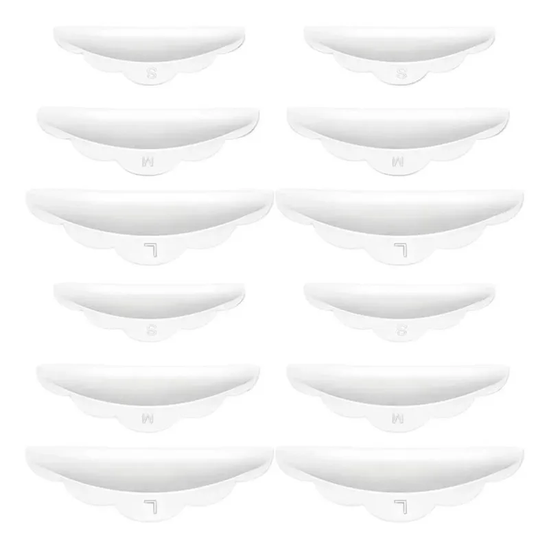 10x 5 Pares Bob De Silicone Pads Lash Lifting Cílios Fácil