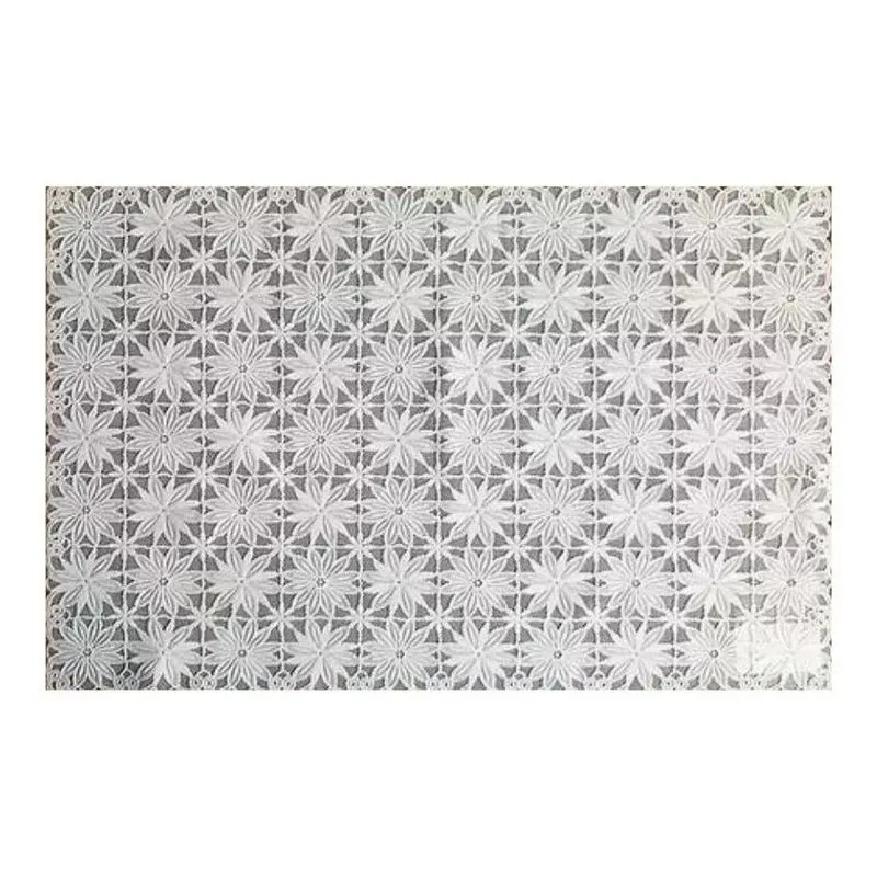 2x Toalha De Geladeira Pvc Rendado Total De 04 Unidades Cor