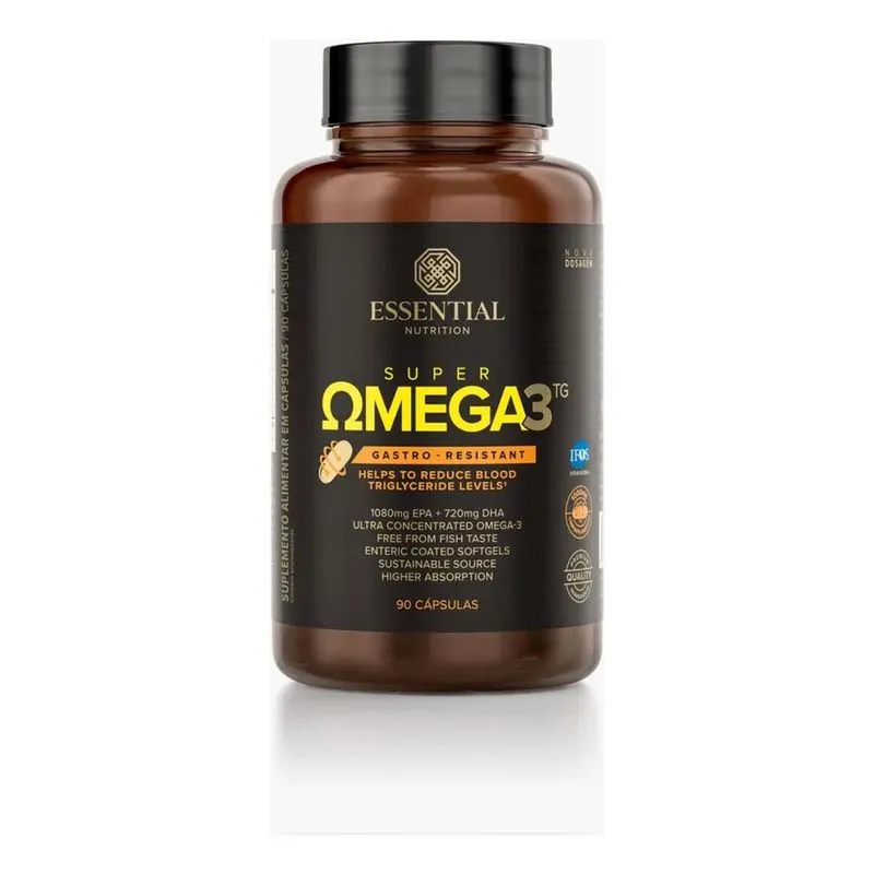 5x Omega 3 Tg Gastro-resistant 1g 90caps Essential Epa Dha S