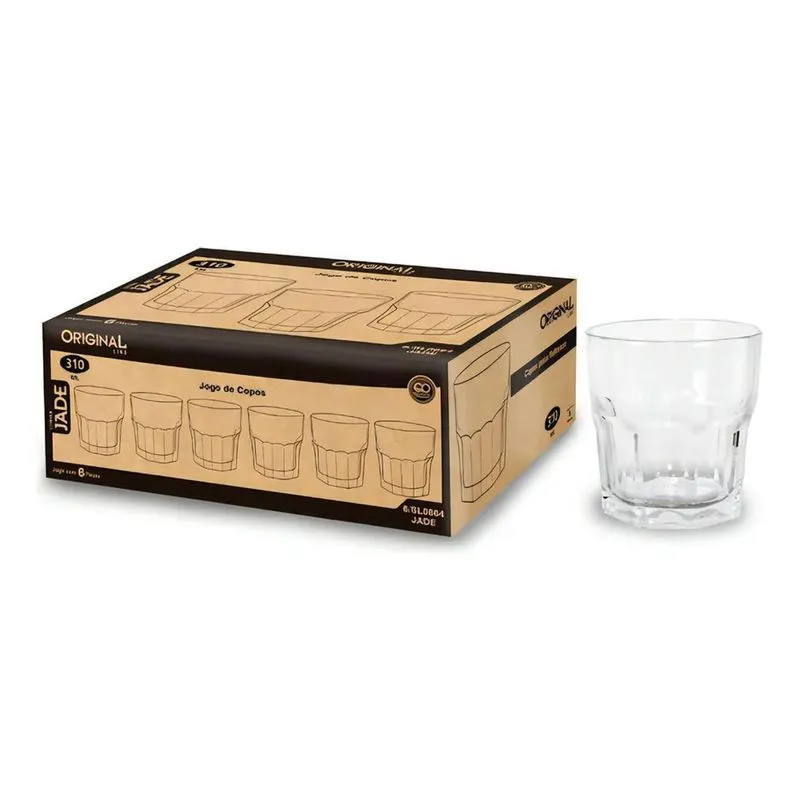 10x Jogo De Copos 310 Ml - Linha Jade