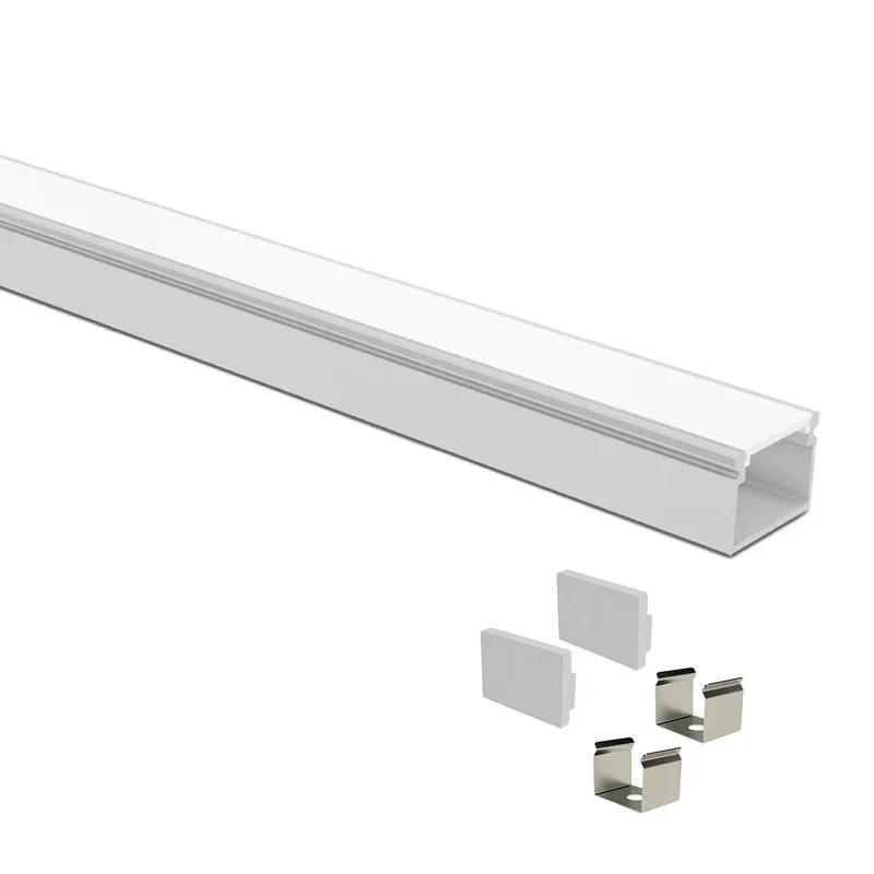 Perfil De Sobrepor Para Fita De Led Vertex 20 Com 2 Metros
