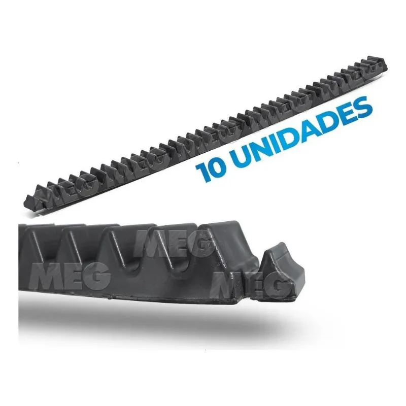 3x Kit 10 Gomos Cremalheira 30cm Para Motor Portão Ppa Origina