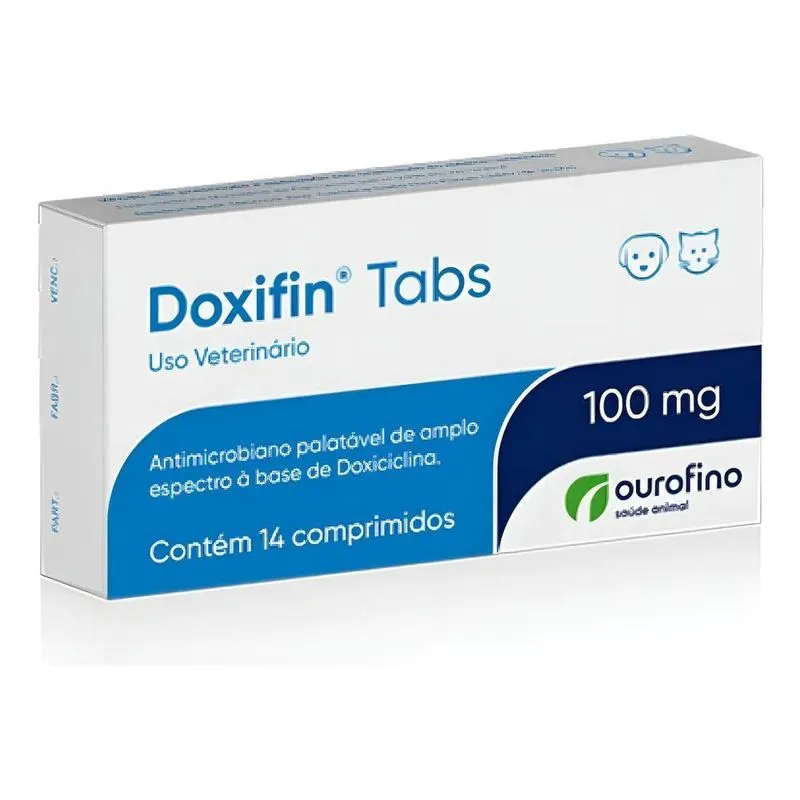Doxifin 100mg Ourofino 14 Comprimidos