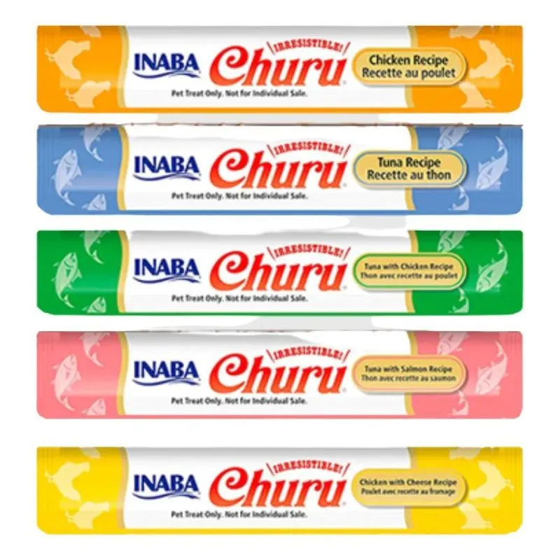 Churu Gatos Sabores Misto 6x14g Inaba Foods Pate Gato