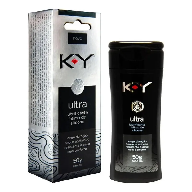 2x Lubrificante Íntimo K-y Gel Ultra Silicone 50g
