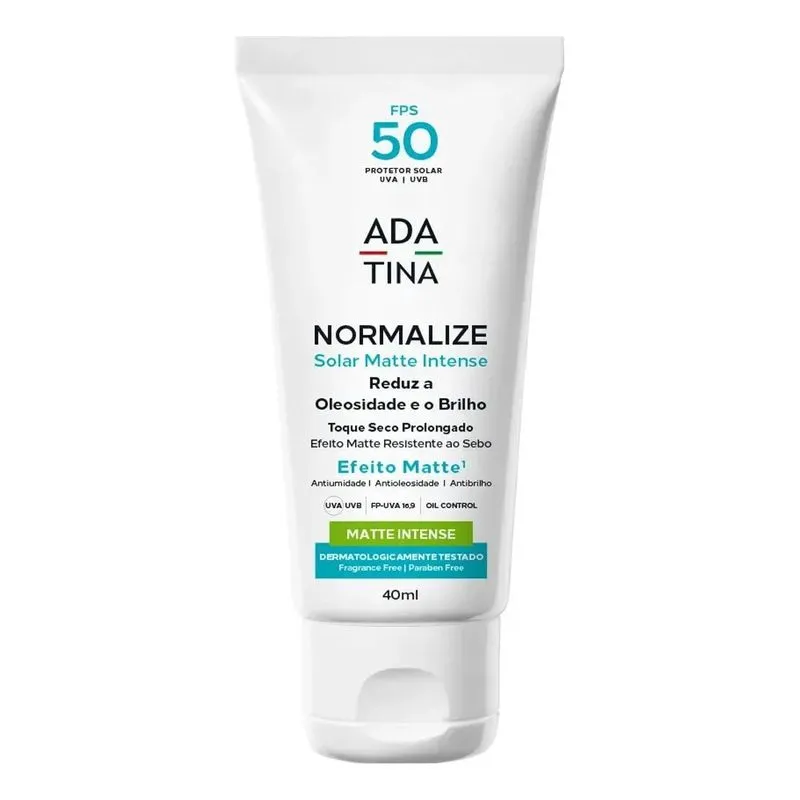 5x Protetor Solar 12hs Pele Oleosa Normalize Matte Intense F