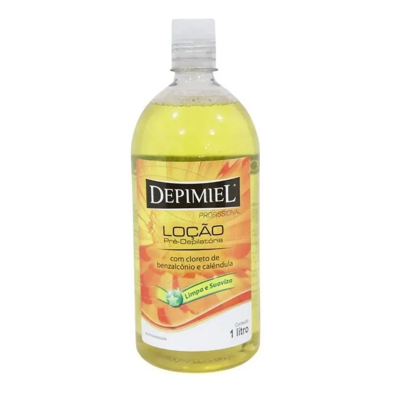 Loção Pré Depilatório Depimiel Calêndula Limpa E Suaviza 1l