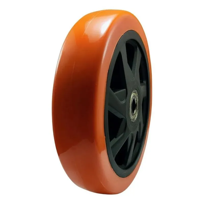 10x Roda Rodinha Pu 4 Polegadas 100mm Rolamento De Esfera 1