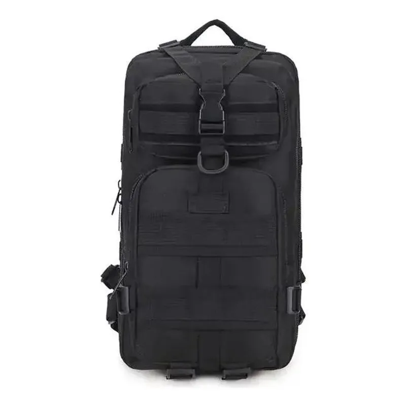 Mochila Tática Militar Camping Impermeável Reforçada Cor Pre