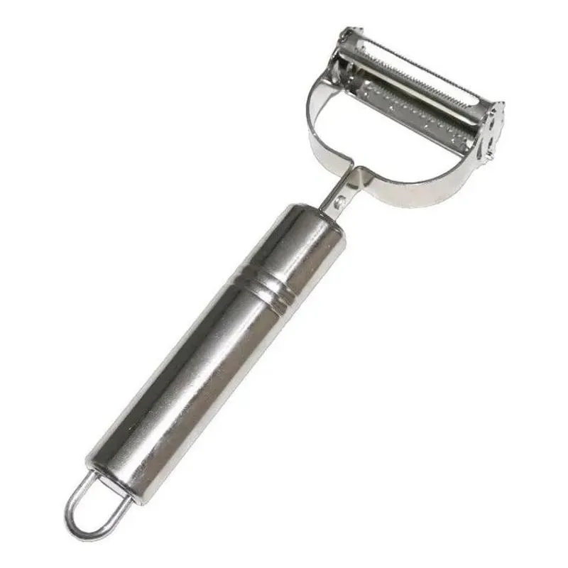 10x Descascador Ralador Legumes Frutas Multifuncional Inox