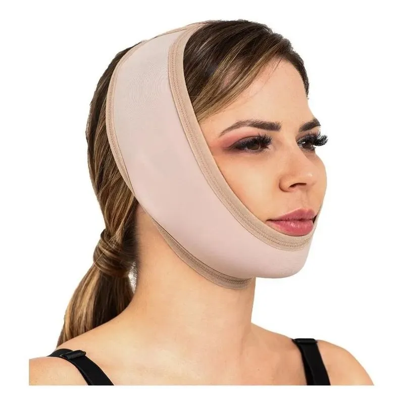 5x Máscara Faixa Para Lipo De Papada - Mentoniana - New Form