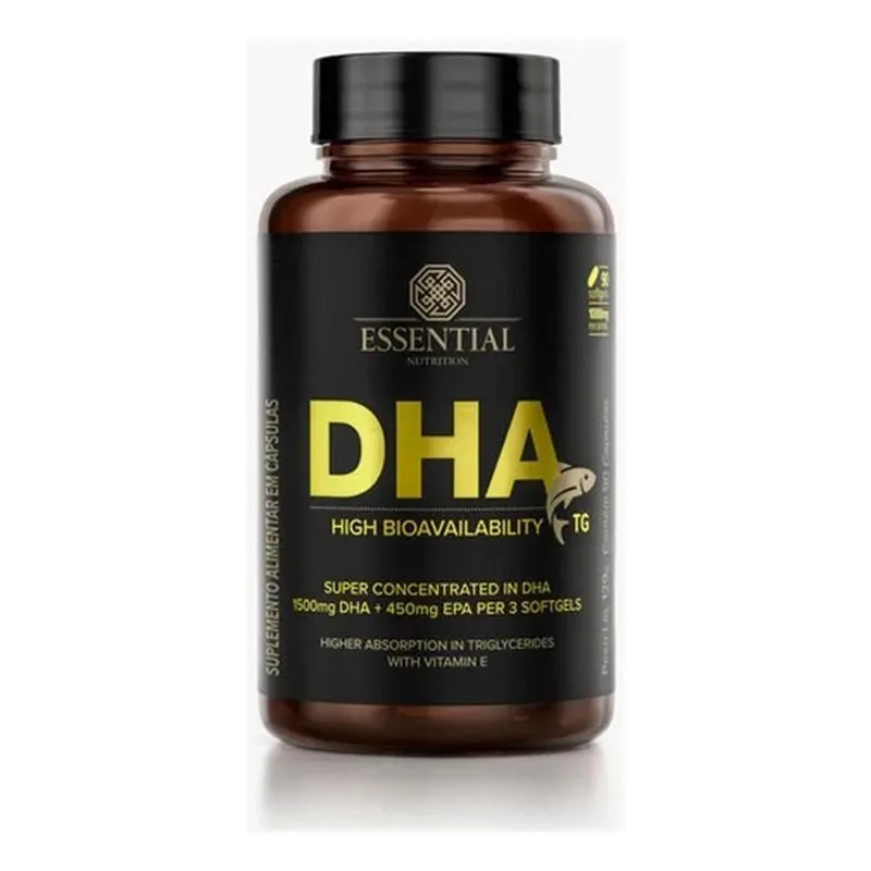 3x Dha Tg Essential Nutrition 90 Cápsulas