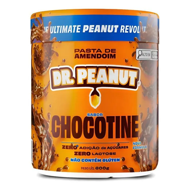 Pasta De Amendoin Dr Peanut Power Cream Whey Protein 600g Sa
