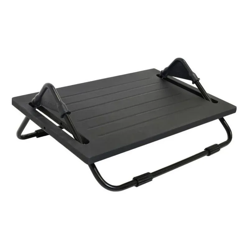 Apoio Descanso Base Suporte Ergonômico Para Os Pés - Preto