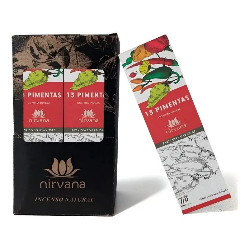 Incenso Nirvana - Linha Tradicional - Aromas Fragrância Trez