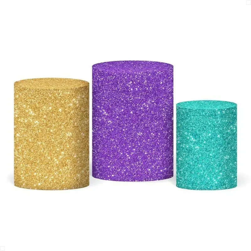 Trio Capas Cilindro Sublimado Glitter Veste Fácil C/el Jasmi