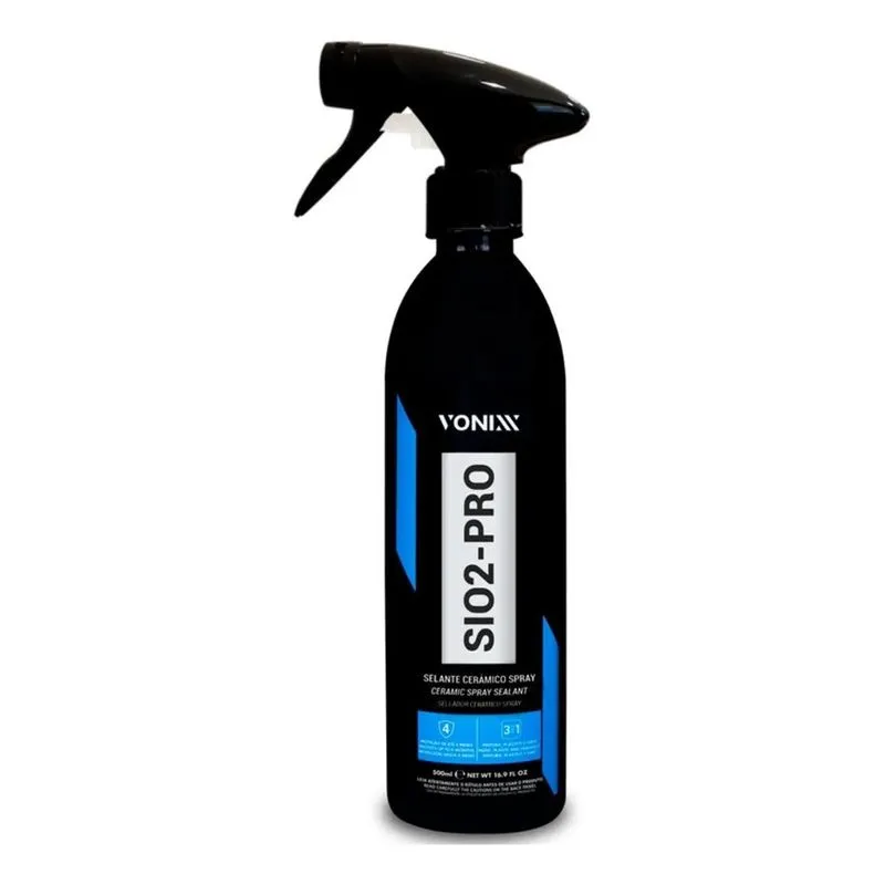 10x Manutenção Para Vitrificadores Vonixx Sio2 Pro 500ml