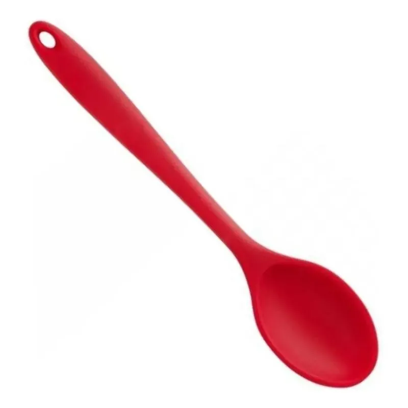 2x Colher Silicone Uso Geral Servir Arroz Sobremesa Carne Ca