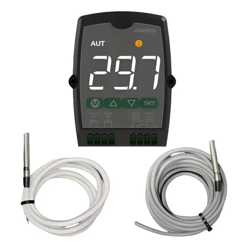 10x Controlador Diferencial De Temperatura New Anasol Full