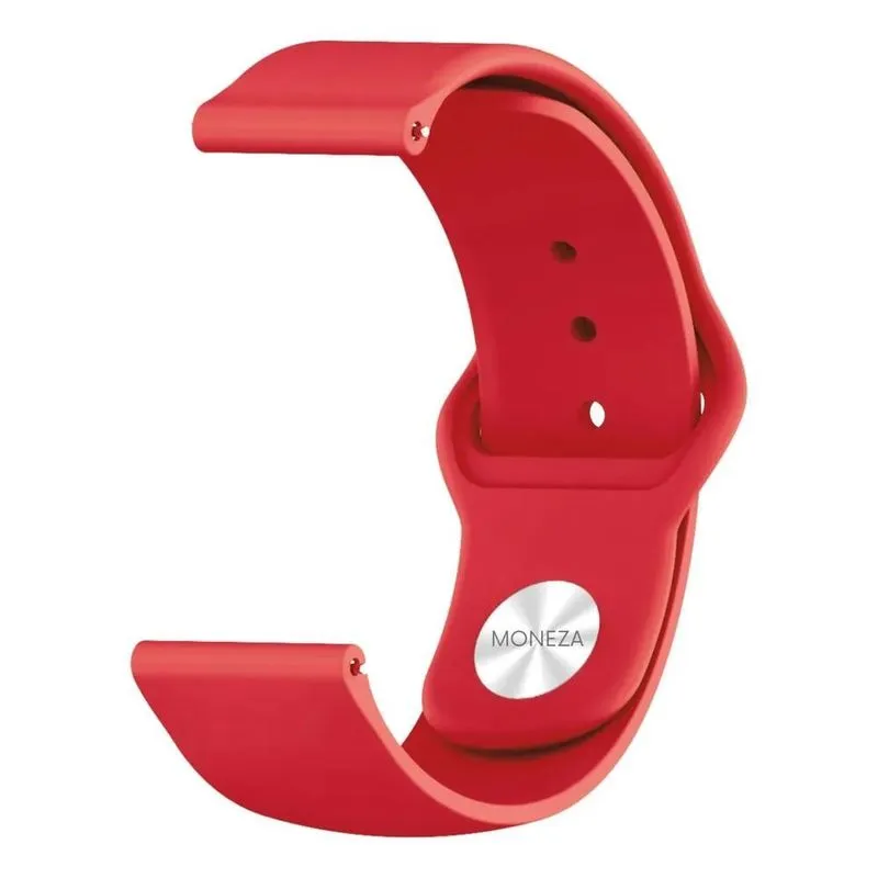 Pulseira Silicone Para Amazfit Bip 3 Bip 3 Pro Pulsei Vermel