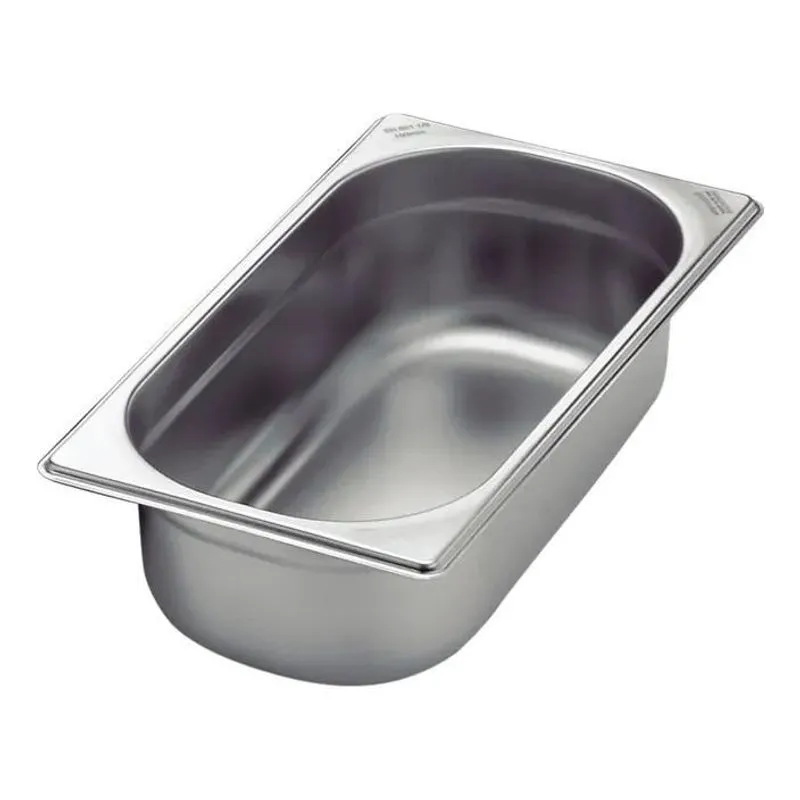 5x Cuba Gastronomica Sem Tampa Gn Buffet Inox 1/3 100mm