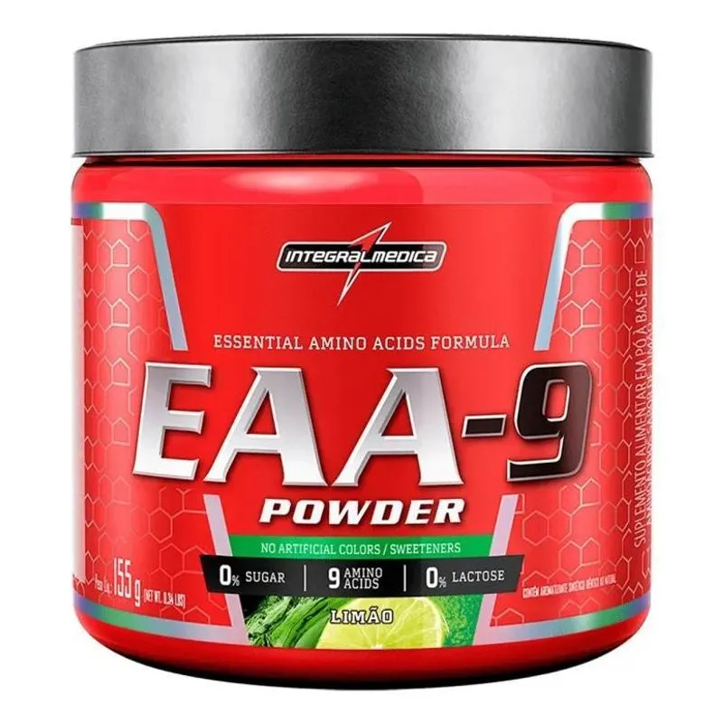 10x Aminoácidos Essenciais Eaa-9 Limão 155g - Força E Recup