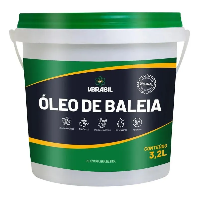 3x Impermeabilizante Vbrasil Balde Óleo De Baleia 3,2l Para