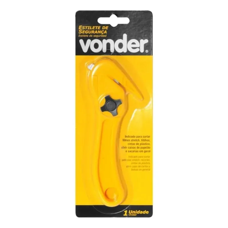 5x Estilete Seguranca Profis. 9mm Pelicano Bico De Pato Vond