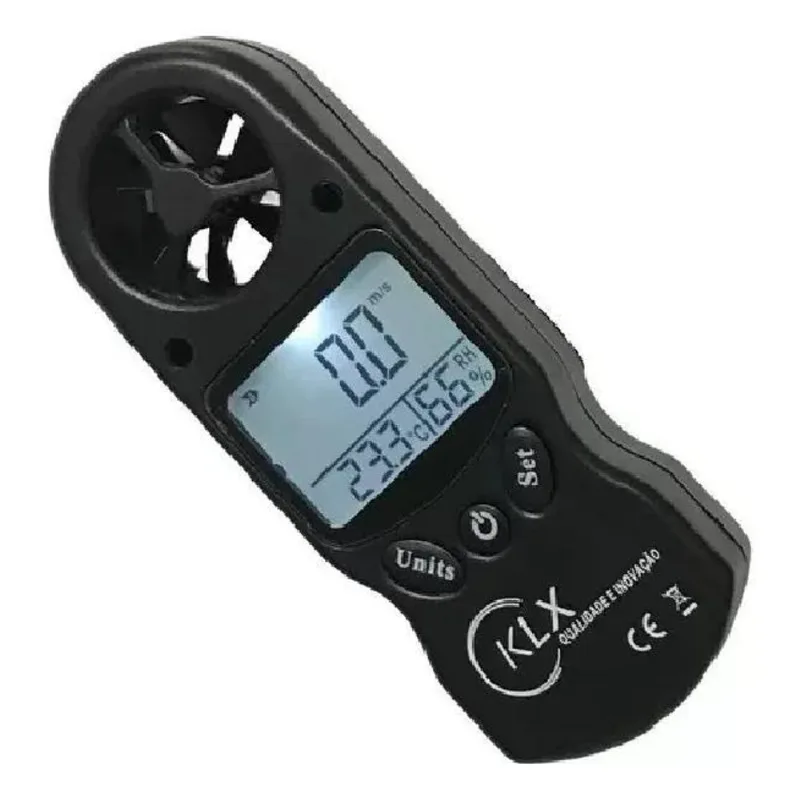 10x Termometro Anemômetro Medidor Vento Humidade Profission