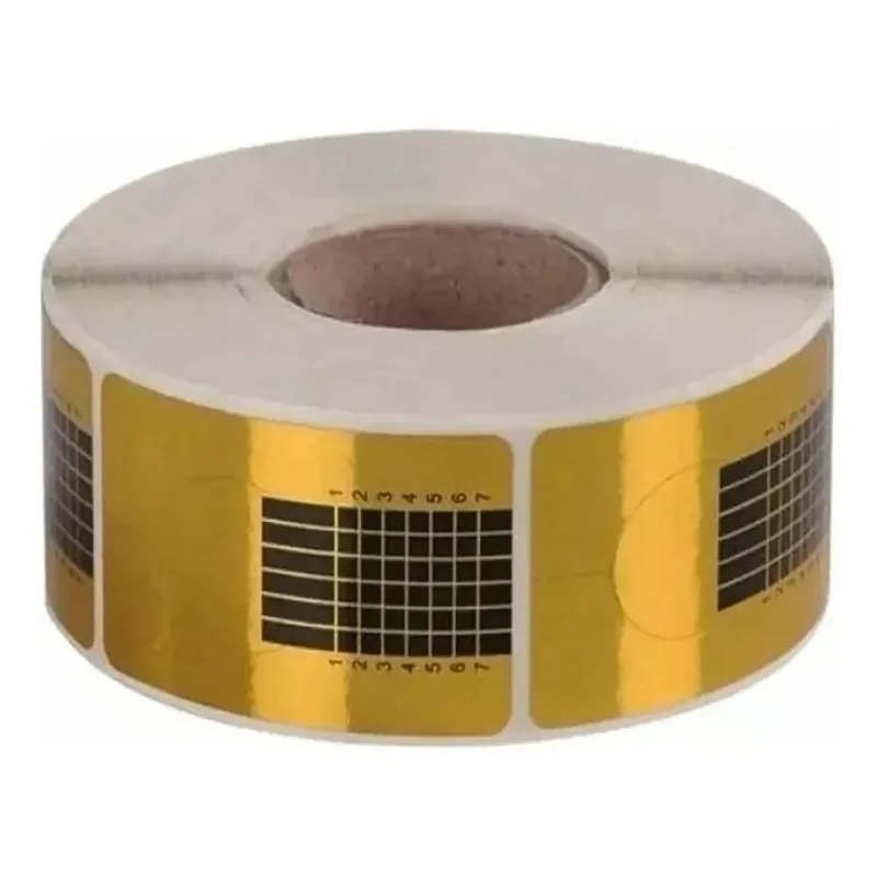 500 Moldes Adesivos Papel Unhas Gel Porcelana Prof