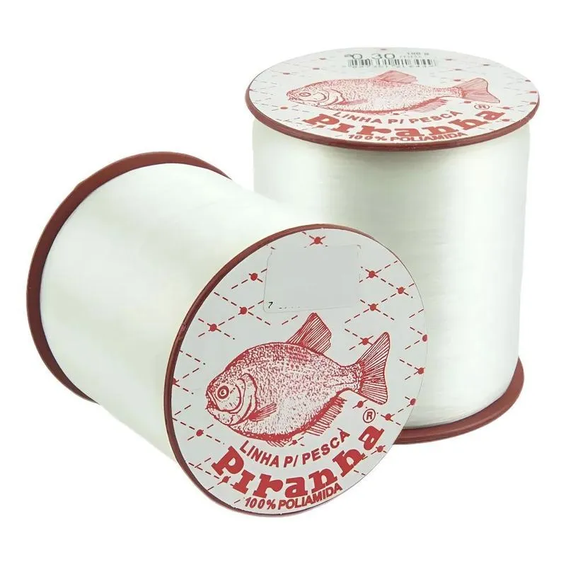Linha De Pesca Nylon Monofilamento Branco 0.60mm - 310 Metro
