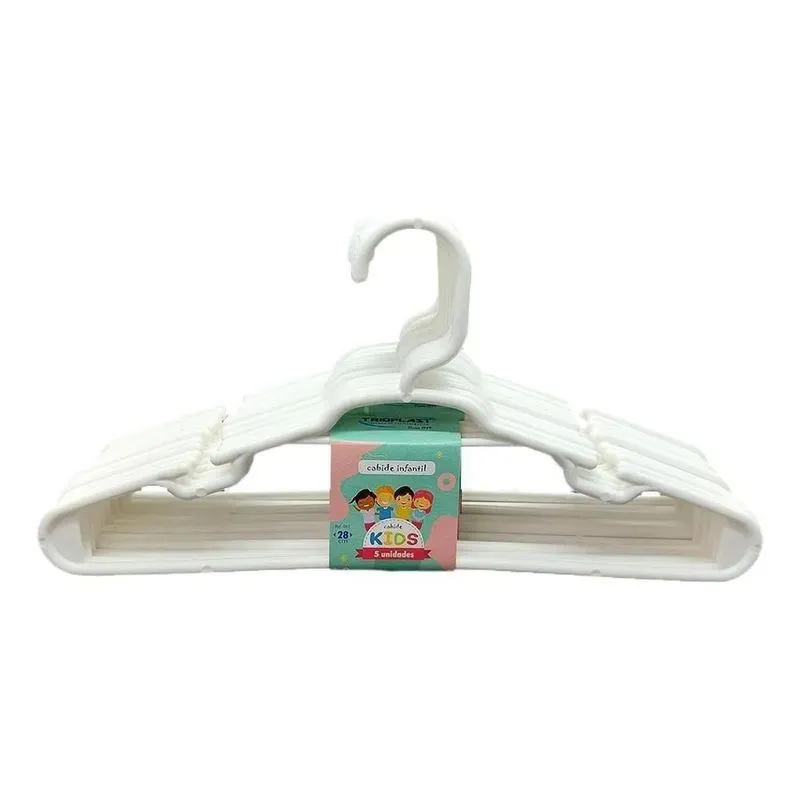 10x Kit 20 Unidades Cabides Infantis Roupa Infantil Bebê Co