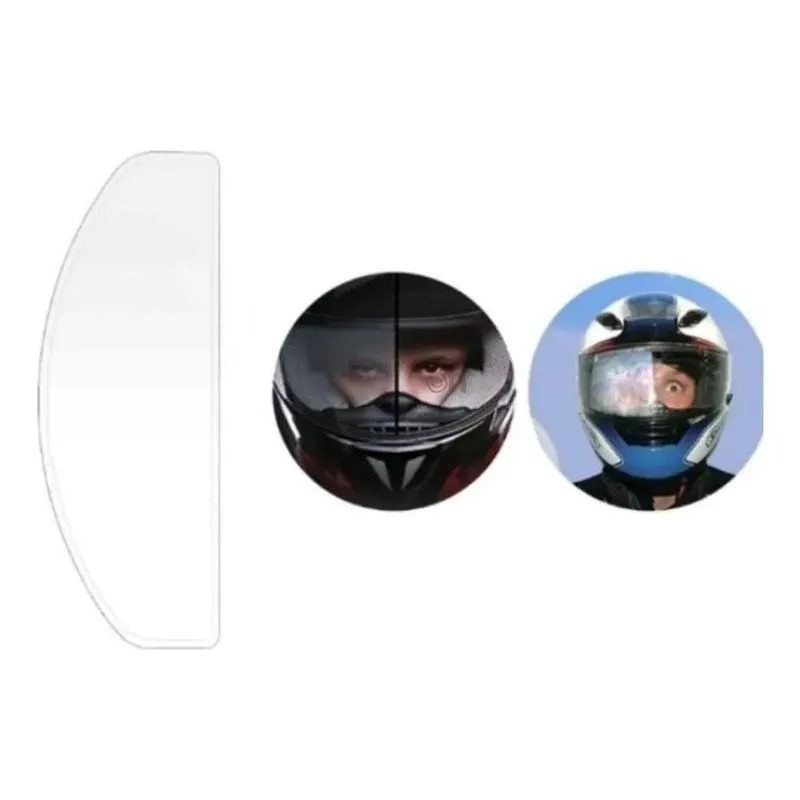 5x Película Viseira Anti Embaçante Capacete Universal Pinloc