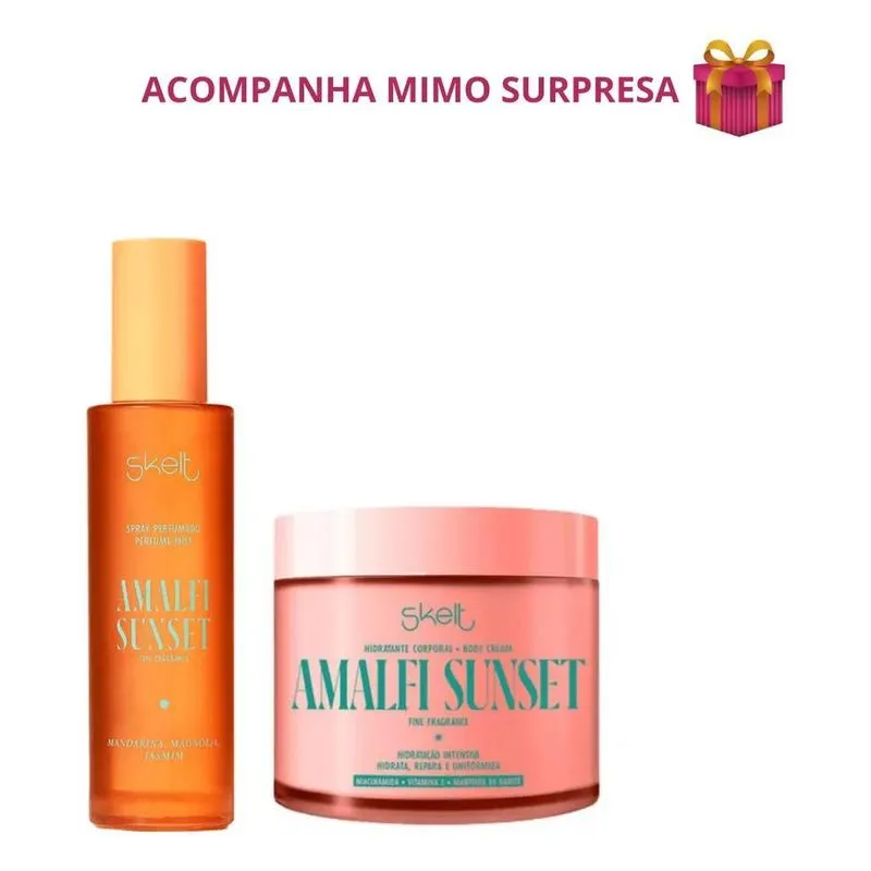 10x Skelt Body Cream Creme Perfume Mist - Escolha Seu Predi
