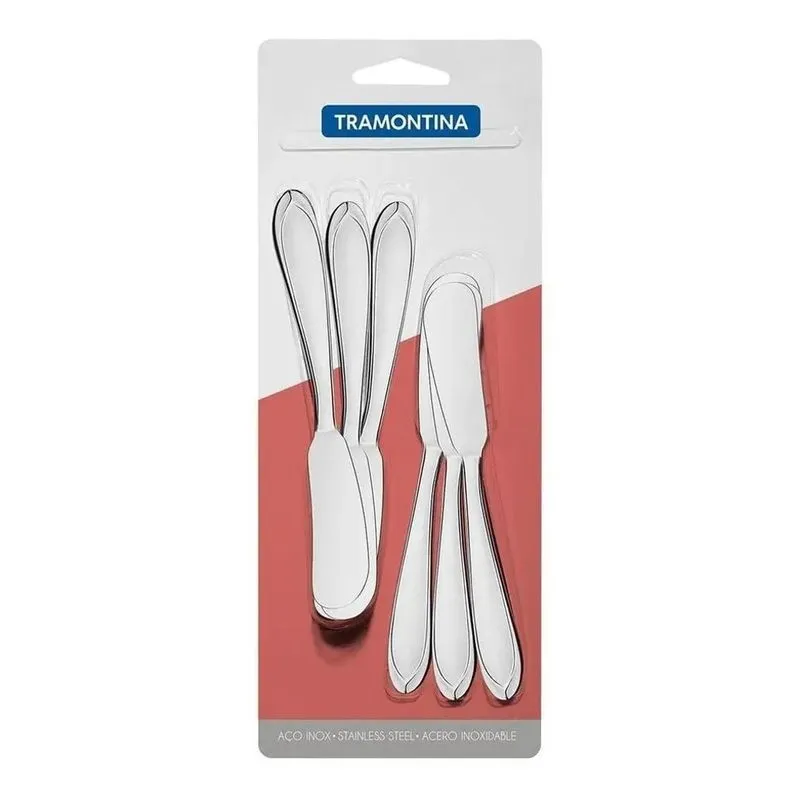 Jogo Espatulas Manteiga Inox 6pçs Laguna Tramontina 66906241