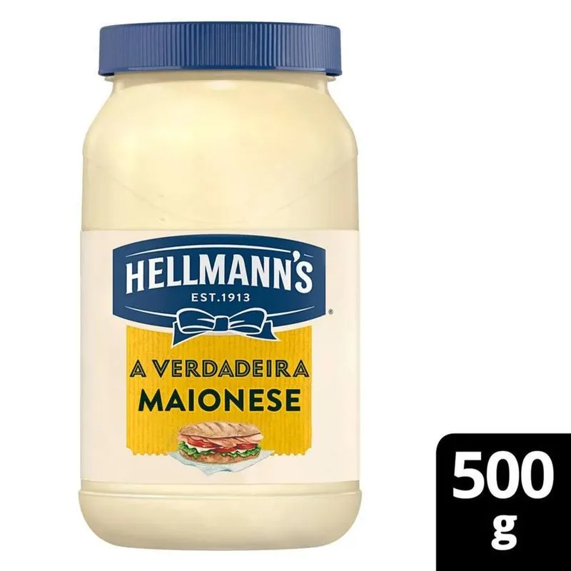 5x Maionese Hellmann's Tradicional 500g