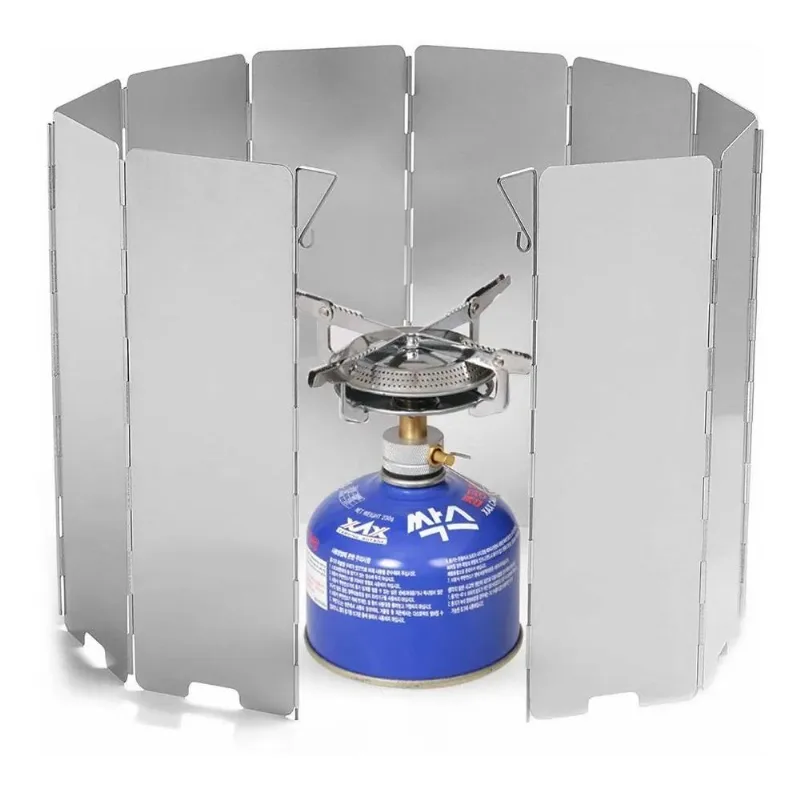 3x Protetor De Vento Para Fogareiro Wind Shield Joyfox Campi