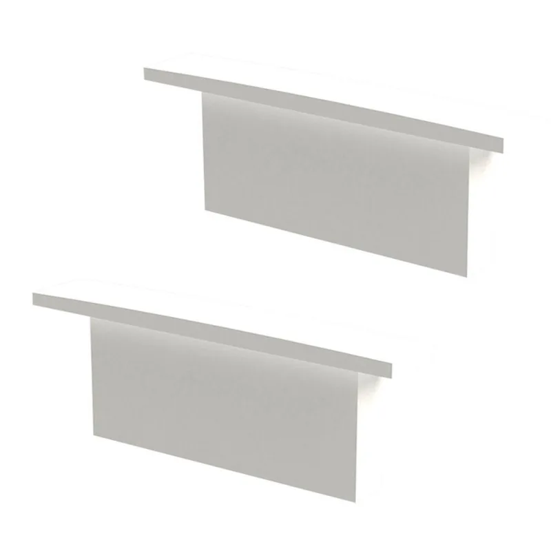 Perfil De Sobrepor Taschibra Para Fita De Led Zenith 5x2 Com 3 Metros Branco