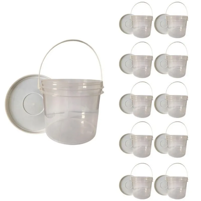 Balde Para Frios Transparente 2.2l - 10 Pçs