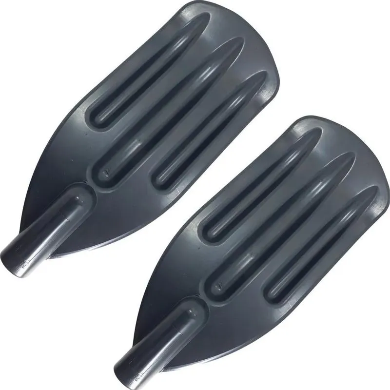 Pá De Remo Para Canoa Barco Bote Kit Par 02 Unidades Preto