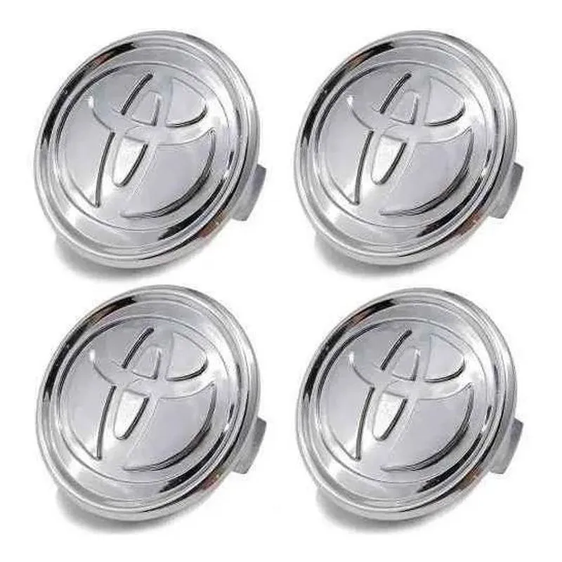 2x Jogo Calota Tampa Centro Roda Toyota Corolla 02 03 04 07