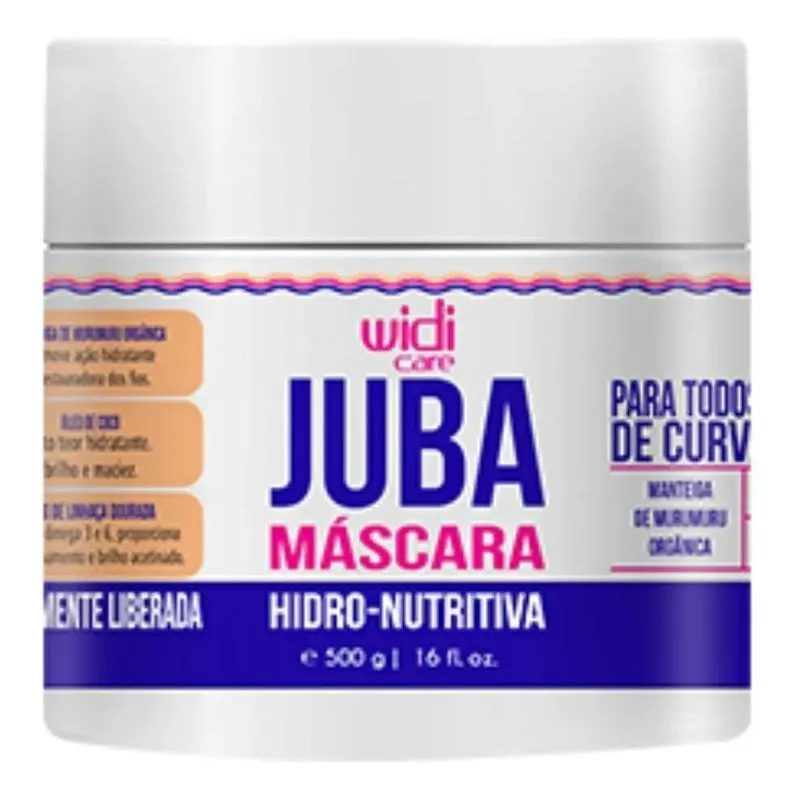 10x Máscara Hidro Nutritiva Juba Widi Care 500gr